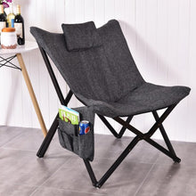 Load image into Gallery viewer, Folding Butterfly Solid Wooden Frame Chair Seat
