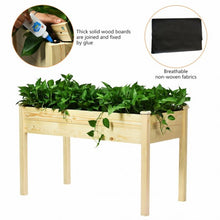 Load image into Gallery viewer, Wooden Raised Vegetable Garden Elevated Grow Vegetable Planter
