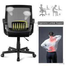 Load image into Gallery viewer, Lumbar Support Adjustable Rolling Swivel  Mesh Office Chair
