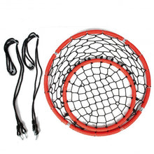 Load image into Gallery viewer, Net Hanging Swing Chair with Adjustable Hanging Ropes-Orange
