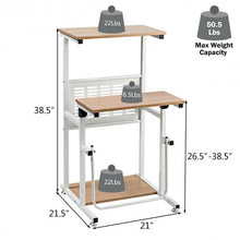 Load image into Gallery viewer, Height Adjustable Stand Up Desk Computer Workstation
