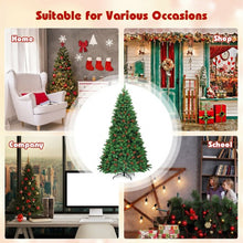 Load image into Gallery viewer, 7.5Ft Pre-lit Hinged Christmas Tree with 550 LED Lights
