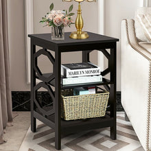 Load image into Gallery viewer, 3-tier Nightstand Sofa Side End Accent Table-Coffee
