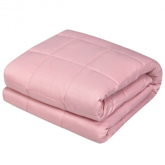 20lbs Premium Cooling Heavy Weighted Blanket-Pink