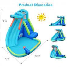 Load image into Gallery viewer, Kids Hippo Inflatable Bounce House with Bag
