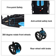 Load image into Gallery viewer, Foldable Lightweight Baby Infant Travel Umbrella Stroller-Light Blue
