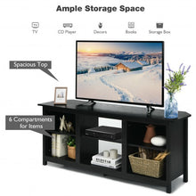 Load image into Gallery viewer, 2-Tier Entertainment Media Console Center-Black
