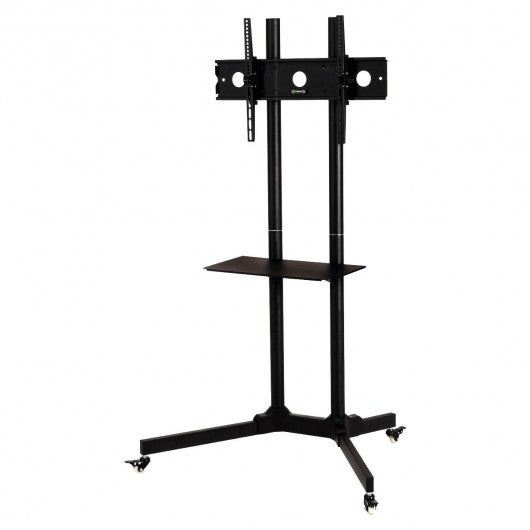 Plasma Flat Screen TV Cart Stand w/ Wheels Mobile Fits