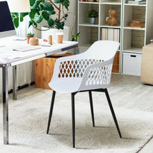 Load image into Gallery viewer, Set of 2 Modern Hollow Back Dining Chair
