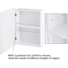Load image into Gallery viewer, Wall Mounted Adjustable Medicine Storage Mirror Cabinet
