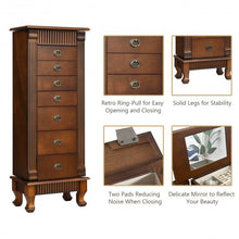 Load image into Gallery viewer, Wooden Jewelry Cabinet Storage Organizer with 7 Drawers
