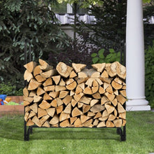 Load image into Gallery viewer, 4 Feet Outdoor Steel Firewood Log Rack
