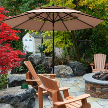 Load image into Gallery viewer, 10ft 3 Tier Patio Umbrella Aluminum Sunshade Shelter Double Vented-Beige
