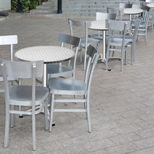 Load image into Gallery viewer, Stainless Steel Aluminium Round Folding Desktop Bar Table
