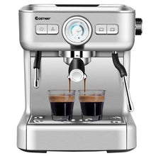Load image into Gallery viewer, 15 Bar Semi-Auto Espresso Coffee Maker Machine /w Milk Frother Steam Wand
