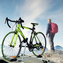Load image into Gallery viewer, Upright Roof Mount Bike Rack with Anti-theft Lock
