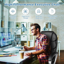 Load image into Gallery viewer, Ergonomic Office High Back Leather Adjustable Chair -Black
