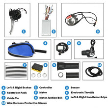 Load image into Gallery viewer, 1000W 48V 26&quot; x 1.95&quot; Front Wheel Electric Bicycle Kit
