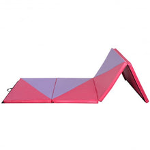 Load image into Gallery viewer, 4&#39; x 10&#39; x 2&quot; Triangular Splicing Thick Folding Panel Gymnastics Mat
