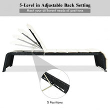 Load image into Gallery viewer, 5-Position Outdoor Adjustable Rattan Recliner Chair
