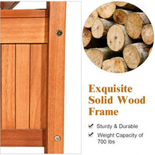 Load image into Gallery viewer, 42&quot; Storage Deck Box Solid Wood Seating Container
