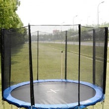 Load image into Gallery viewer, 12&#39; Round Trampoline Enclosure Safety Replacement Net w/ 8 Sleeves
