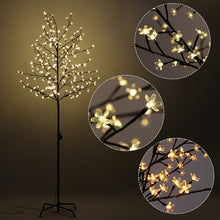 Load image into Gallery viewer, Christmas Xmas Cherry Blossom LED Tree Light Floor Lamp Holiday Decor Warm White-S

