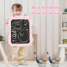 Load image into Gallery viewer, Kids Flip-Over Magnetic Double Sided Art Easel-Pink
