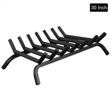 Load image into Gallery viewer, 30&quot; Iron Fireplace Log Grate Firewood Burning Rack
