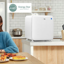 Load image into Gallery viewer, 1.6 Cubic Feet Compact Refrigerator with Reversible Door-White

