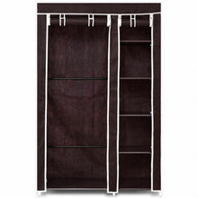 Load image into Gallery viewer, 69&quot; Portable Closet Storage Organizer Clothes Wardrobe-Brown
