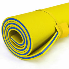 Load image into Gallery viewer, 9&#39; x 6&#39; 3 Layer Floating Water Pad Foam Mat -Yellow
