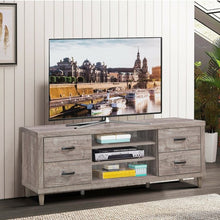 Load image into Gallery viewer, 65&quot; TV Stand with Storage Shelves &amp; 4 Drawers
