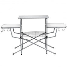 Load image into Gallery viewer, Foldable Outdoor BBQ Table Grilling Stand
