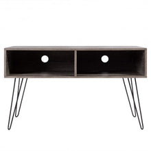 Load image into Gallery viewer, 42&quot; TV Stand Wood Media Console with Metal Hairpin Legs
