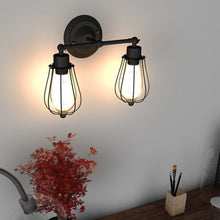 Load image into Gallery viewer, Wire Caged Vintage Industrial Retro Edison Wall Lamp
