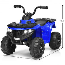 Load image into Gallery viewer, 6V Battery Powered Kids Electric Ride on ATV-Blue
