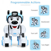 Load image into Gallery viewer, Wireless Programmable Interactive Remote Control Robotic Dog-Blue
