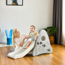 Load image into Gallery viewer, Freestanding Baby Slide Indoor First Play Climber Slide Set for Boys Girls -Gray
