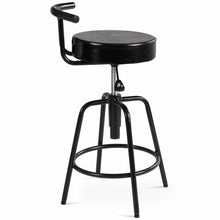 Load image into Gallery viewer, Adjustable Swivel Vintage Bar Stool PU Leather Steel Frame
