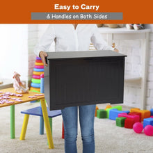 Load image into Gallery viewer, Wooden Toy Box Kids Storage Chest Bench -Brown

