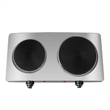 Load image into Gallery viewer, 1800W Double Hot Plate Electric Countertop Burner
