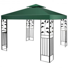Load image into Gallery viewer, 10&#39; x 10&#39;  2-Tier 3 Colors Patio Canopy Top Replacement Cover-Green
