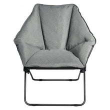 Load image into Gallery viewer, Folding Saucer Padded Chair Soft Wide Seat
