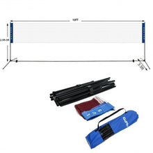 Load image into Gallery viewer, Portable 10&quot; x 5&quot;  Badminton Beach Tennis Training Net
