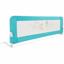 Load image into Gallery viewer, 69&quot; Breathable Baby Toddlers Bed Rail Guard Safety Swing Down-Blue
