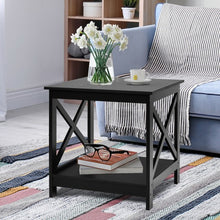 Load image into Gallery viewer, X-Design Display Accent Sofa Side Nightstand Table-Black
