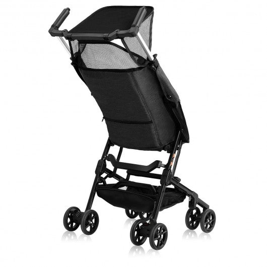 Buggy Portable Pocket Compact Lightweight Stroller Easy Handling-Black