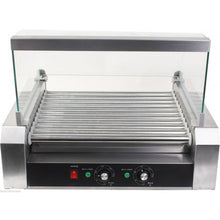 Load image into Gallery viewer, Commercial 30 Hot Dog 11 Roller Grill Cooker Machine
