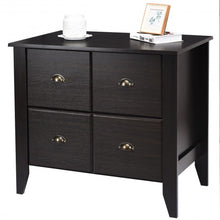 Load image into Gallery viewer, Multi-function Retro Lateral File Storage Cabinet with 2 Drawers
